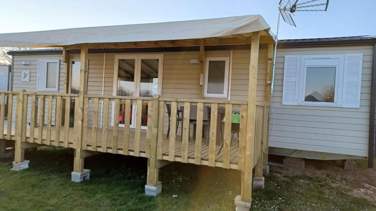 Mobilhome 6 Personnes Biville-sur-Mer Dış mekan fotoğraf